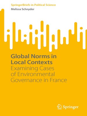 cover image of Global Norms in Local Contexts